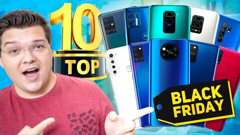 TOP 10 SMARTPHONES para COMPRAR na BLACKFRIDAY!!!