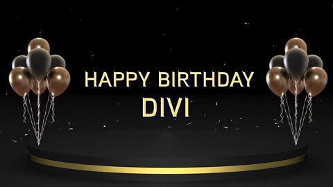 Wish you a very Happy Birthday Divi