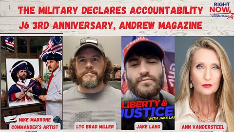 JAN 5, 2024 MILITARY STANDS ON OATH & DECLARES ACCOUNTABILITY, J6 3RD ANNIVERSARY, ANDREW MAGAZINE