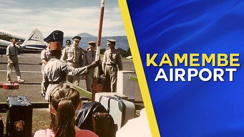 Greetings from 1950's "Kamembe International Airport" in Belgian Ruanda-Urundi