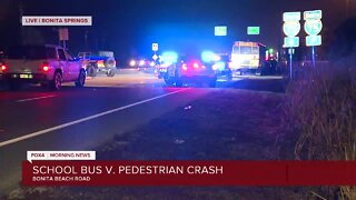 Bicyclist killed in crash with Lee County school bus