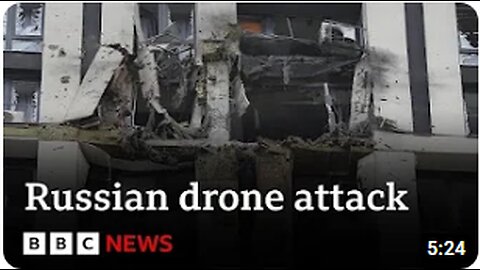 Ukraine downs 20 Iran-made Russian drones over Kyiv - BBC News