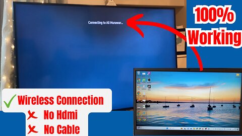 How to Connect Laptop on Any Smart TV Wirelessly | Step-by-Step Guide