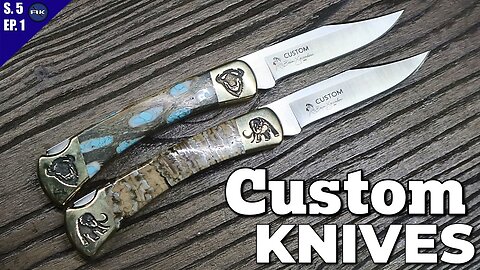 NEW KNIVES | Custom Buck 110 Folding Knife & Spyderco LeafJumper | AK Blade