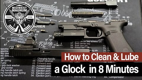 How To Clean a Glock in 8 Minutes