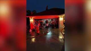 Lightning sparks fire at Bonita Springs home