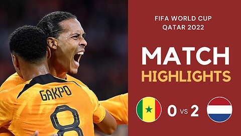 Match Highlights - Senegal 0 vs 2 Netherlands - FIFA World Cup Qatar 2022 | Famous Football