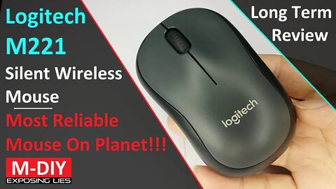 Most Reliable Mouse! Logitech M221 Silent Wireless Mouse (Unboxing + Long Term Review) [Hindi]
