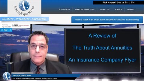 Reaction Video The Truth About Annuities | An insurance carrier created piece regarding Myth & Truth