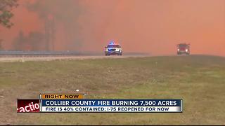 I-75 reopens in Naples after brush fire