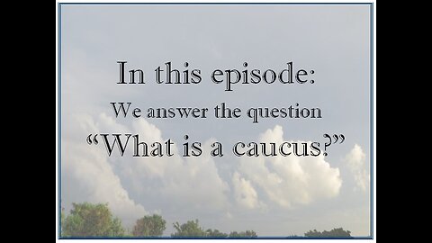 What is a Caucus?