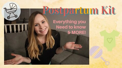 POSTPARTUM KIT / Everything you may need in yours/ What I am Using in my kit!