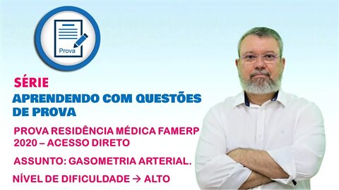 Prova Residência Médica FAMERP 2020 - Acesso Direto (Clínica Médica)