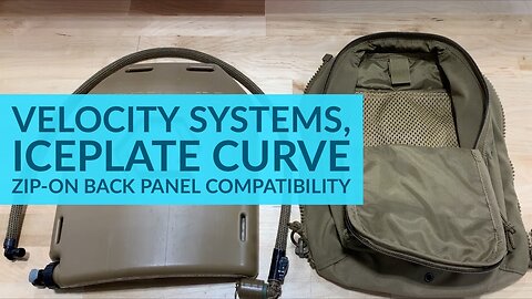 IcePlate® Curve Compatibility with Velocity Systems SCARAB LT Zip On Back Panel