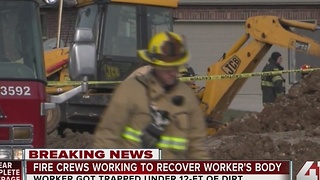 Man trapped in collapsed trench in Belton