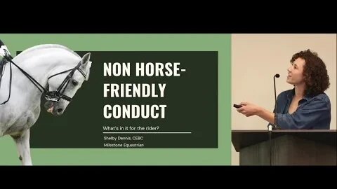 I Got Invited to Paris to Talk About Horse Welfare | Non Horse Friendly Conduct Speech