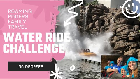 Water Ride Challenge: Ride ALL the Water Rides at Universal Orlando Resort on a 56 Degree Day!