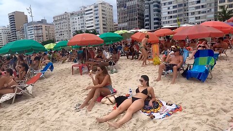 Copacabana Beach Rio de Janeiro Brazil | Brazil Rio de Janeiro Beach 🇧🇷🌴