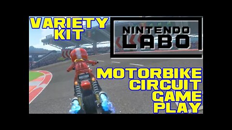 Nintendo Labo Variety Kit Motorbike Circuit Gameplay - Nintendo Switch 😎Benjamillion