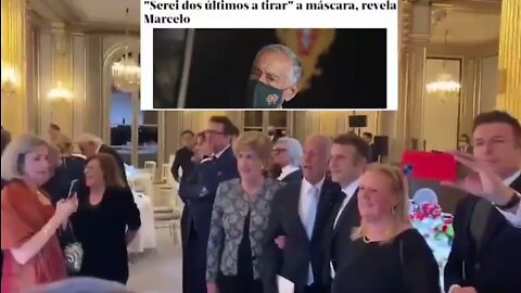 Le dictateur Macron reçoit au palais de l'Elysée sans les restrictions imposées à son peuple