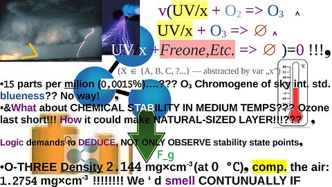 Bilans of ozone „science” (∠physchem,eq&IT)–≻ #ABSURD #uv #burst #lighting #keepitsimple #explained