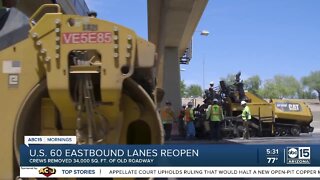 US 60 reopens after water main break