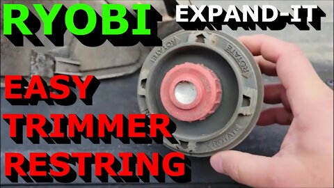 How to Restring the Ryobi Expand-It Trimmer | Easy Trimmer Restring