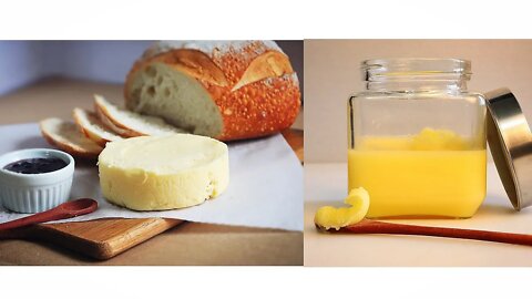 Homemade Butter and Ghee / Manteiga e Ghi Caseiros