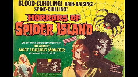 HORRORS OF SPIDER ISLAND 1960 Plane Crashes on Island of Spiders RESTORED & UNCUT FULL MOVIE in HD