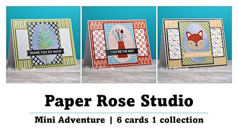 Paper Rose Studio | Mini Adventure | 6 cards 1 collection