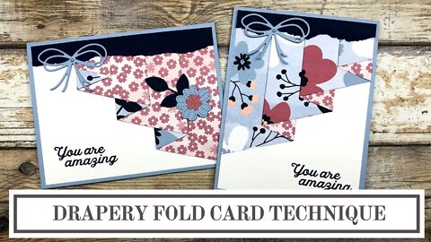 Drapery Fold Card Technique