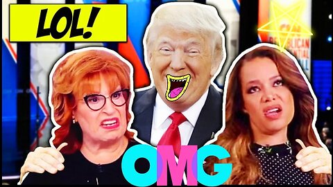 The View EXPLODES And Attack Each Other Over Trump's Town Hall Dronetek🤣🤣