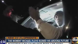 Body camera footage released in Michael Floydâs arrest