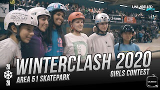 Girls Aggressive Inline Skating Contest at Winterclash 2020