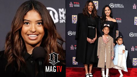 Kobe Bryant's Daughter Natalia Speaks At His Footprint Unveiling At TCL Chinese Theatres! 🙏🏾