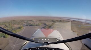 Super Cub flight up the Platte River