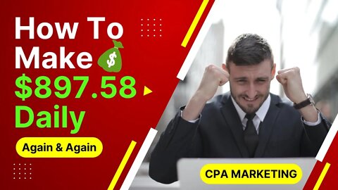 Earn $897 Daily In Passive Income WITH CPA MARKETING, CPA Marketing Tutorial, CPAGrip