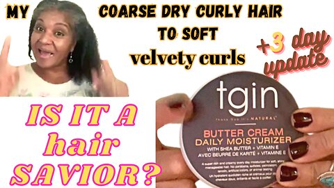 #TGIN daily moisture butter cream #REVIEW👍👎🏽 on #asian/black #hair & #sensitive scalp.🙏😀