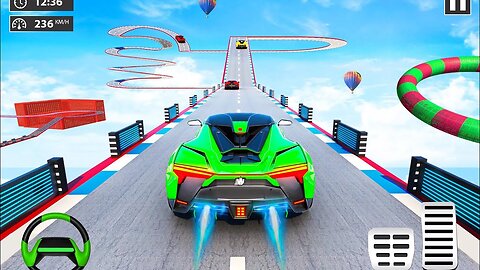 GT Car Stunt Race Master Games Mega Ramp Sports Car Driver Simulator Android GamePlay