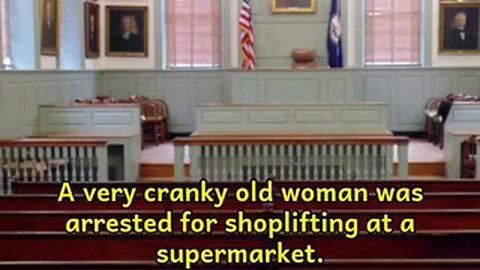 😜 #JokeoftheDay: #Old #Lady #caught #Shoplifting 😂