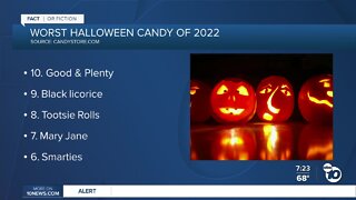 Fact or Fiction: Top 10 worst Halloween candy of 2022