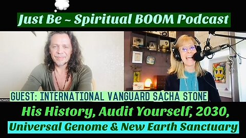 Just Be Spiritual podcast with Sacha Stone