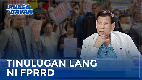 Pagsampa ng kaso ng mga makakaliwang grupo vs FPRRD, tinulugan lang ng dating presidente
