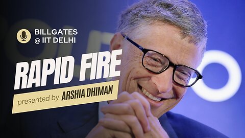 Bill Gates' Rapid-Fire Session: Highlights from IIT Delhi's Innovation Event