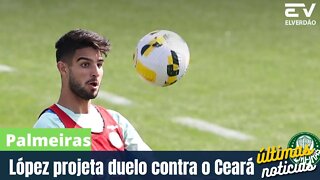 López destaca torcida do Palmeiras e projeta duelo contra o Ceará #palmeiras #verdao #ge
