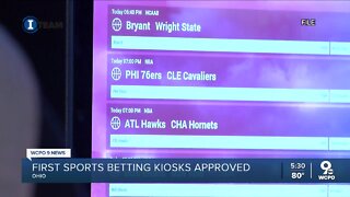First sports betting kiosks approved