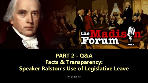 House Speaker David Ralston's Use of Legislative Leave (Q&A Session)
