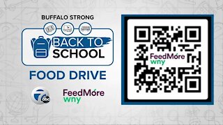 AM Buffalo live at Walmart for Buffalo Strong Back-to-School Food Drive for Feedmore WNY - Part 2