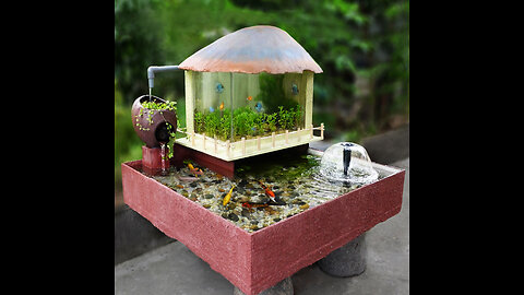 Unique house aquarium for your sweet home
