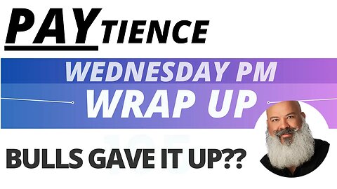 PAYtience: Wednesday Wrap Up | ES Emini Price Action Trading System Using MES Micro Futures